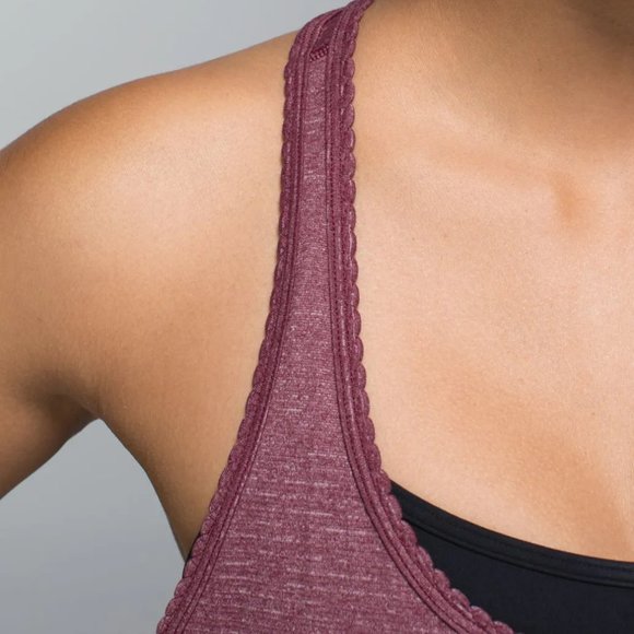 Lululemon 105 F Singlet Tank - Heathered Rust Berry - 6 - Picture 2 of 9